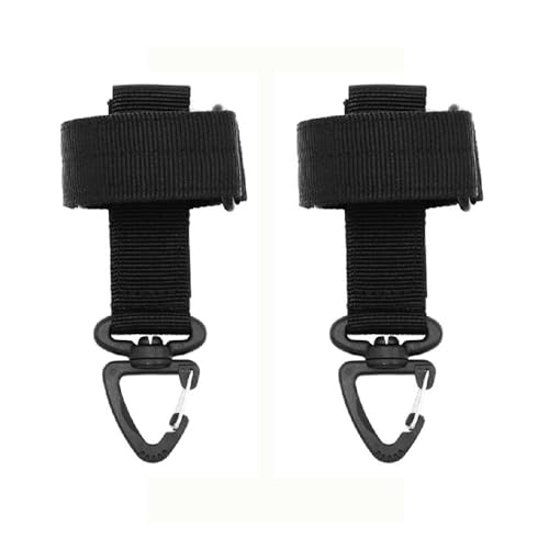 Taktischer Handschuh-Clip, 2 Stück, Nylon, Molle-Gurtband-Karabiner, Schlüsselanhänger, Mehrzweck-Handschuh-Clip-Halter für Outdoor, Klettern, Wandern, Schwarz Taktischer Handschuh-Clip, 2 Stück, Nylon, Molle-Gurtband-Karabiner, Schlüsselanhänger, Mehrzweck-Handschuh-Clip-Halter für Outdoor, Klettern, Wandern, Schwarz von SagaSave
