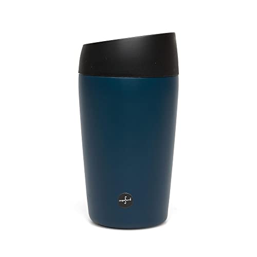 Sagaform Unisex – Erwachsene 5018206 Reisebecher mit Verschlussfunktion klein, blau, 8 x 15 cm Sagaform Unisex – Erwachsene 5018206 Reisebecher mit Verschlussfunktion klein, blau, 8 x 15 cm von Sagaform