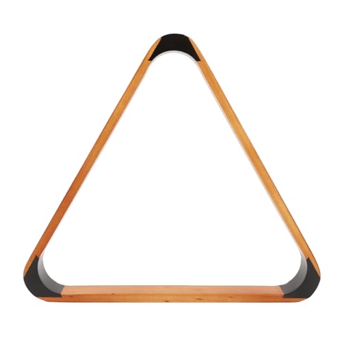 Billardkugel-Dreiecksständer Schwarz Head Pool Ball Triangle Rack 57,2 Mm Kiefer British American Fancy 9 Ball Pool Ball Rack Gelb von Sahgsa