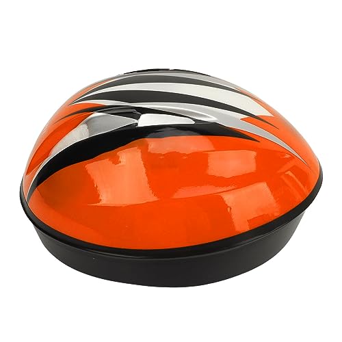 Fahrradhelm, Stoßdämpfend, Verstellbare Schaumstoffeinlage, Fahrradhelm für Radfahren, Roller (Orange) von Sahgsa