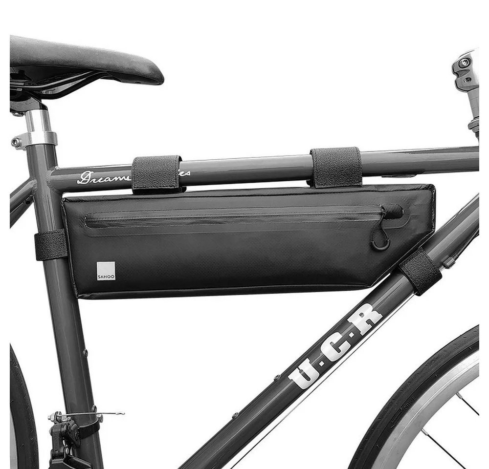 Sahoo Fahrradtasche 2L Fahrradtasche unter dem Fahrradrahmen mit Reißverschluss für Fahrrad, Mountainbike, Ebike, MTB, Rennradtasche von Sahoo