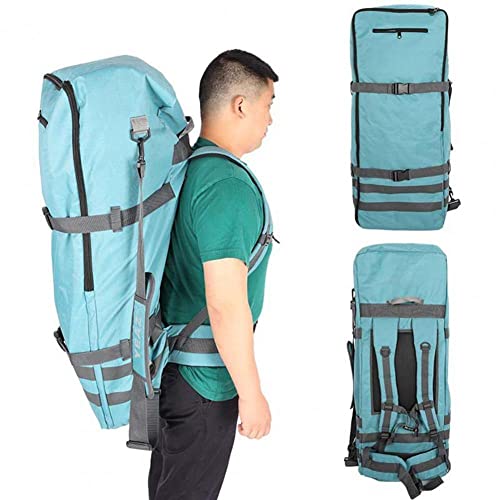 SaiDeng Paddelboard-Rucksack, Reisetasche mit Reißverschluss, tragbar, Nylon, wasserdicht, großes Fassungsvermögen, SUP, Surfbrett, Reißverschlusstasche für aufblasbares Stand-Up-Paddel, 84 l von SaiDeng