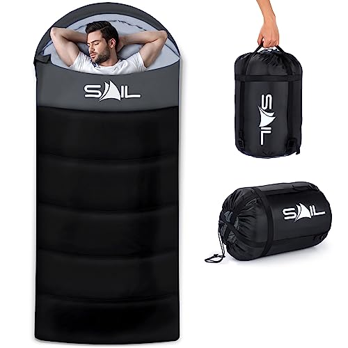 SAIL Sleepingbag-black-onex250-104070 Schlafsack, Schwarz, Extra Wide & Tall SAIL Sleepingbag-black-onex250-104070 Schlafsack, Schwarz, Extra Wide & Tall von SAIL