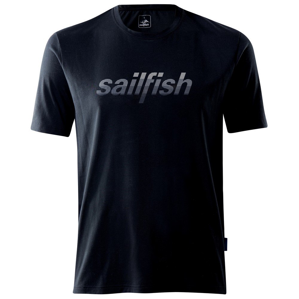 Sailfish Logo Short Sleeve T-shirt Grau 2XL Mann von Sailfish
