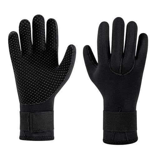Neoprenanzug-Handschuhe, Tauchhandschuhe, 5 mm, Surf-Handschuhe für Herren und Damen, thermisch, rutschfest, flexibel, Wasserhandschuhe, Schwimmhandschuh Neoprenanzug-Handschuhe, Tauchhandschuhe, 5 mm, Surf-Handschuhe für Herren und Damen, thermisch, rutschfest, flexibel, Wasserhandschuhe, Schwimmhandschuh von Saiyana