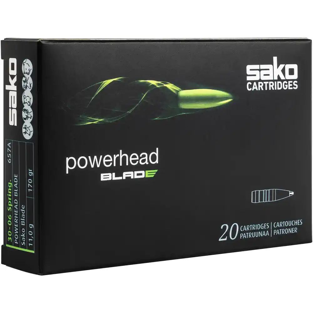 Sako 8x57 IS Powerhead Blade 180grs. 20 Schuss Sako 8x57 IS Powerhead Blade 180grs. 20 Schuss von Sako