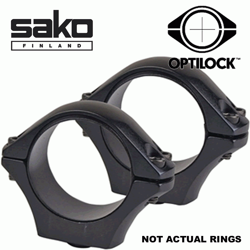 Sako Optilock Montageringe 30mm Low von Sako