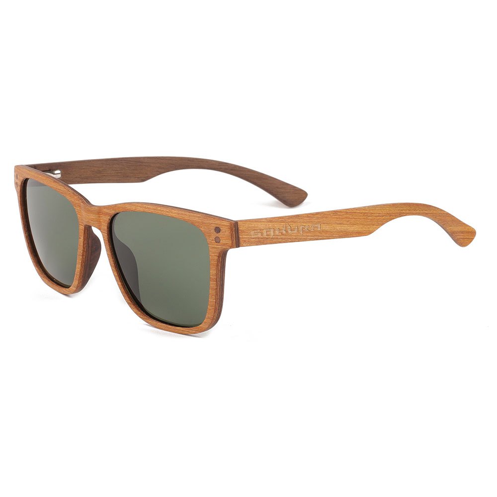 Sakura Bamboo Acetate Crystal Polarized Sunglasses Golden Mann Sakura Bamboo Acetate Crystal Polarized Sunglasses Golden Mann von Sakura