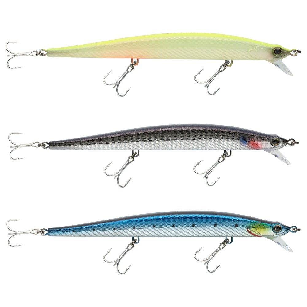 Sakura Flashkast Slow Sinking Minnow 27.4g 170 Mm Silber von Sakura