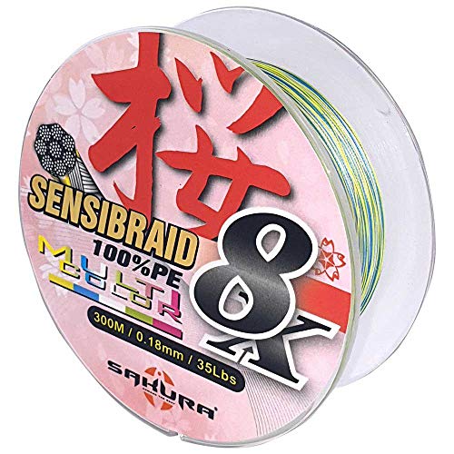 Sakura Sensibraid 4 x Geflecht für Erwachsene, Unisex, Mehrfarbig, 0,20 mm von SAKURA