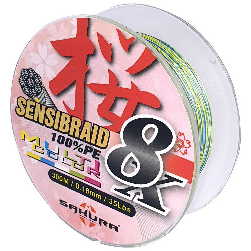 Sakura Sensibraid 8x Braided Line 300 M Golden 0.140 mm Sakura Sensibraid 8x Braided Line 300 M Golden 0.140 mm von Sakura