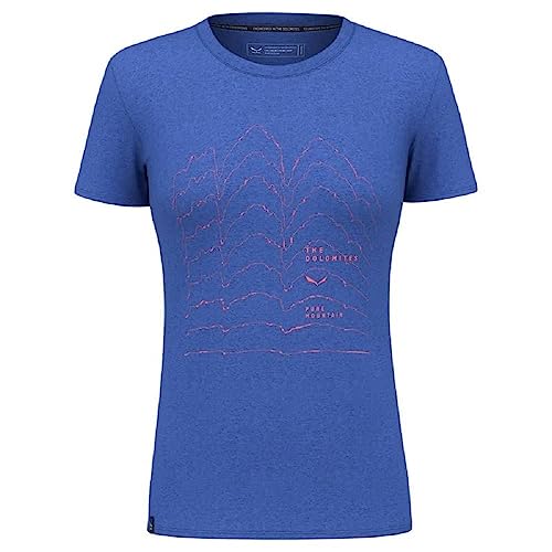 Salewa Damen Pure Skyline Dry W T-shirt. Tshirt, Electric Melange, S EU von Salewa