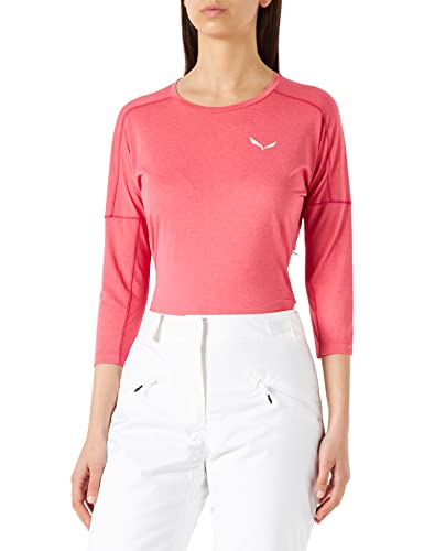SALEWA Damen Blusen und T-Shirts Pedroc 2 Dry W L/S Tee, Virtual Pink Melange, 48/42, 00-0000027724 von Salewa