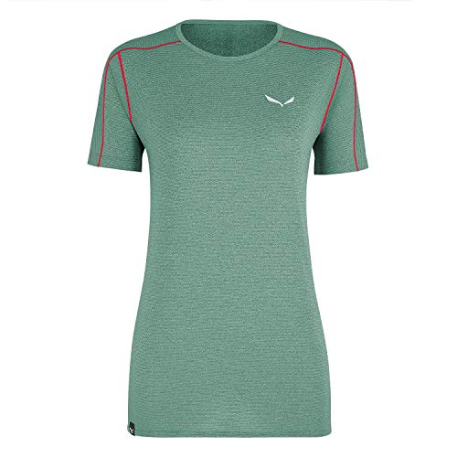SALEWA Damen PEDROC 3 Dry W T-Shirt, Feldspar Green mel/6080, x_s SALEWA Damen PEDROC 3 Dry W T-Shirt, Feldspar Green mel/6080, x_s von Salewa