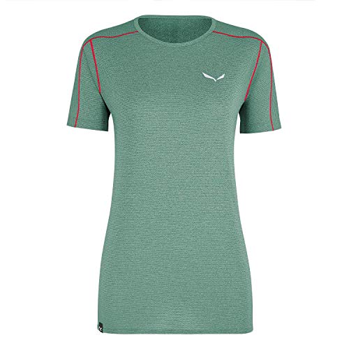 SALEWA Damen PEDROC 3 Dry W T-Shirt, Feldspar Green mel/6080, x_s von Salewa