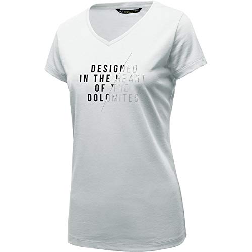 SALEWA Damen Slash DRI-REL W S/S Tee T-Shirts, White, 40/34 von Salewa