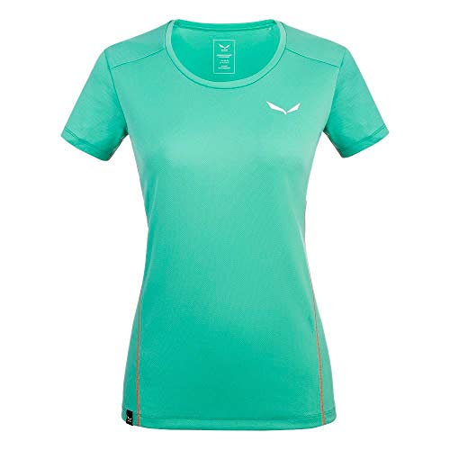 SALEWA Damen Sporty B 4 Dry W S/S Tee Blusen & T-Shirts, Feldspar Green, XS SALEWA Damen Sporty B 4 Dry W S/S Tee Blusen & T-Shirts, Feldspar Green, XS von Salewa