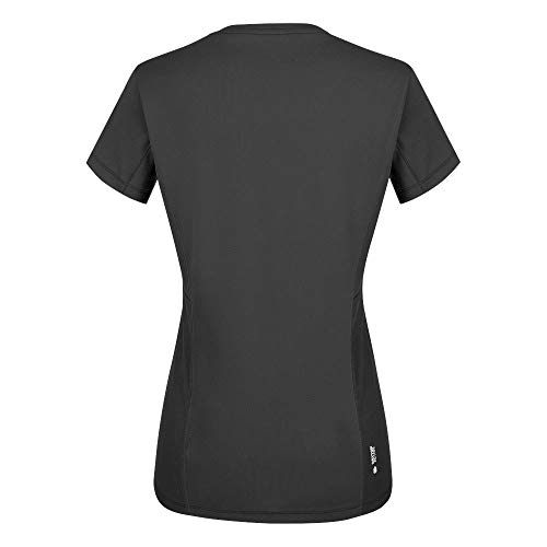 SALEWA Damen Sporty B 4 Dry W S/S Tee T-Shirt, Black Out, L von Salewa