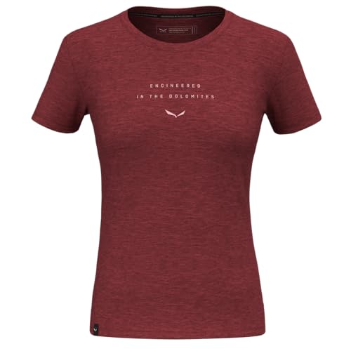 Salewa Damen Eagle Eitd Merino Women T-Shirt, Syrah, M EU von Salewa