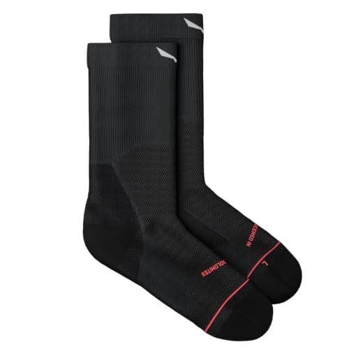 Salewa Herren Eagle Light Crew Sock M Quarter, Onyx, 42-44, onyx, 42-44 von Salewa