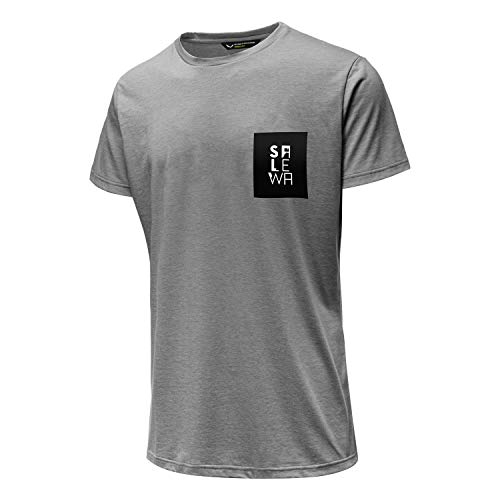SALEWA Herren Hemden & T-Shirts Nidaba Dri-Rel M S/S Tee, Heather Grey, 54/2X, 00-0000027328 von Salewa