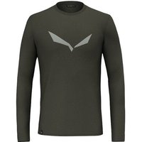 SALEWA Herren Shirt SOLIDLOGO DRY M L/S TEE von Salewa