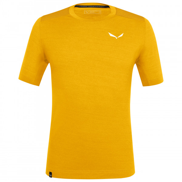 Salewa - Agner Alpine Merino T-Shirt - Merinoshirt Gr 46 orange/gelb von Salewa