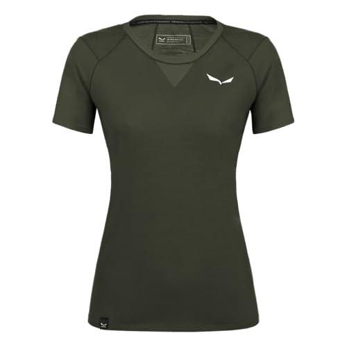 Salewa Agner Am W T-Shirt, Dark Olive, S Salewa Agner Am W T-Shirt, Dark Olive, S von Salewa