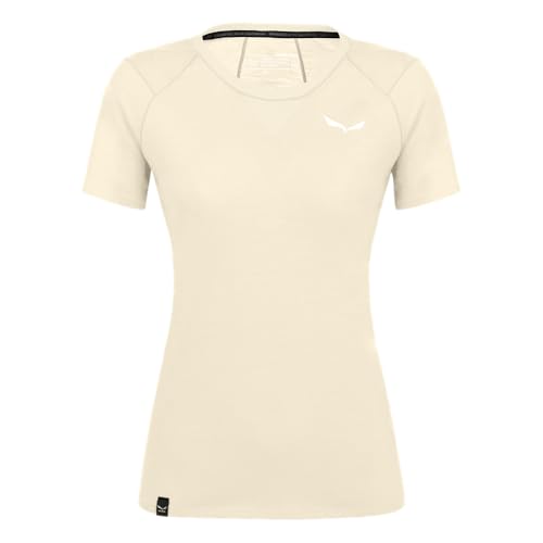 Salewa Agner Merino T-Shirt Damen, Beige, L Salewa Agner Merino T-Shirt Damen, Beige, L von Salewa