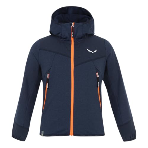 Salewa Unisex Agner Melange Pl K Fz Hdy Hoodie, Navy Blazer Melange/4570, 152 EU Salewa Unisex Agner Melange Pl K Fz Hdy Hoodie, Navy Blazer Melange/4570, 152 EU von Salewa