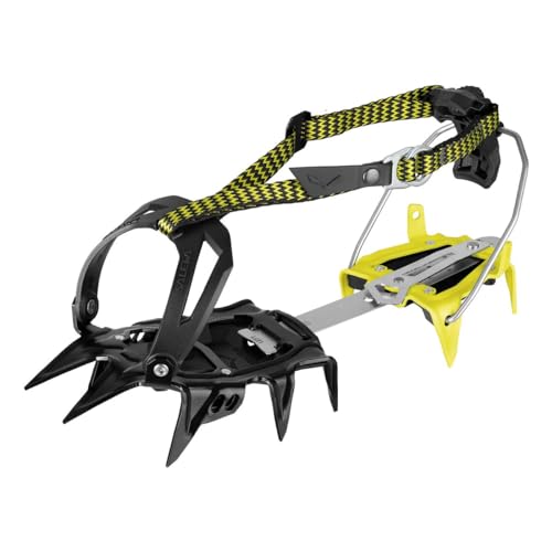 SALEWA Alpinist Combi Steigeisen, Erwachsene, Unisex, Schwarz/Gelb (Mehrfarbig), Einheitsgröße SALEWA Alpinist Combi Steigeisen, Erwachsene, Unisex, Schwarz/Gelb (Mehrfarbig), Einheitsgröße von Salewa