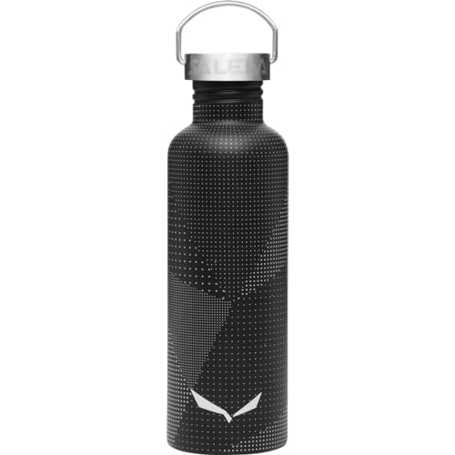 Salewa Aurino Stainless Steel 1,0L Bottle, black out/dots, UNI von Salewa