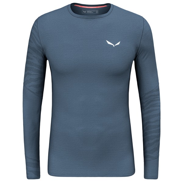 Salewa - Cristallo Warm AMR L/S Tee - Merinounterwäsche Gr 52 - XL blau von Salewa