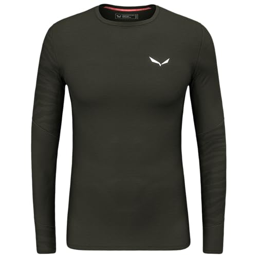 Salewa Cristallo Warm Amr M L/S Tee., Dark Olive, M Salewa Cristallo Warm Amr M L/S Tee., Dark Olive, M von Salewa