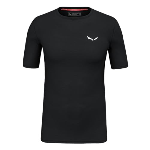 Salewa Cristallo Warm Alpine Merino Responsive Kurzarm-Baselayer Herren, Schwarz, M Salewa Cristallo Warm Alpine Merino Responsive Kurzarm-Baselayer Herren, Schwarz, M von Salewa