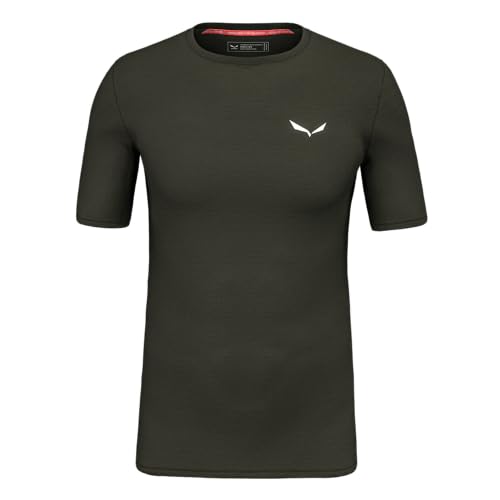 Salewa Herren Cristallo Warm Amr M T-SRT. Shortsleeve Tee, Dark Olive, S EU Salewa Herren Cristallo Warm Amr M T-SRT. Shortsleeve Tee, Dark Olive, S EU von Salewa