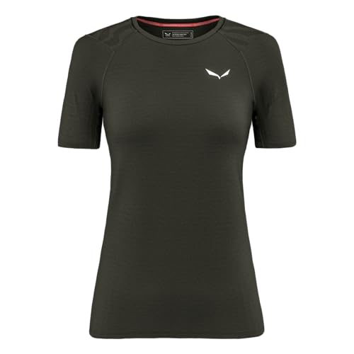 Salewa Damen Cristallo Warm Amr W T-SRT. Shortsleeve Tee, Dark Olive, M EU Salewa Damen Cristallo Warm Amr W T-SRT. Shortsleeve Tee, Dark Olive, M EU von Salewa