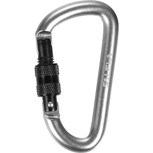 Salewa D-förmiger Karabiner mit Schraube, Schwarz Salewa D-förmiger Karabiner mit Schraube, Schwarz von Salewa