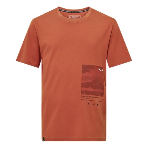 Salewa Herren-T-Shirt mit Adlerbezug, Größe M, Bombay Brown, Größe M, Bombay Brown, M Salewa Herren-T-Shirt mit Adlerbezug, Größe M, Bombay Brown, Größe M, Bombay Brown, M von Salewa