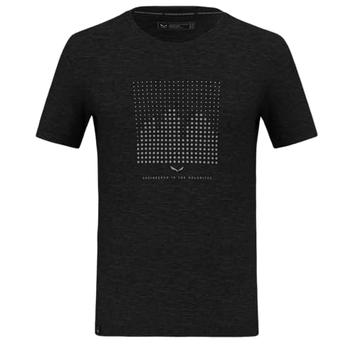 Salewa Eagle Dotted Mountain Merino T-Shirt Men, Black Out, 2XL Salewa Eagle Dotted Mountain Merino T-Shirt Men, Black Out, 2XL von Salewa
