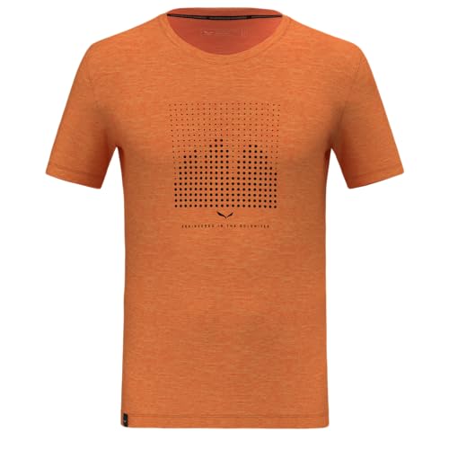 Salewa Eagle Dotted Mountain Merino T-Shirt Men, Burnt orange, M Salewa Eagle Dotted Mountain Merino T-Shirt Men, Burnt orange, M von Salewa