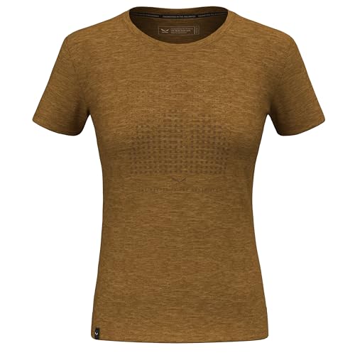 Salewa Damen Eagle Dotted MTN Am W T-Shirts, Golden Brown, M EU Salewa Damen Eagle Dotted MTN Am W T-Shirts, Golden Brown, M EU von Salewa