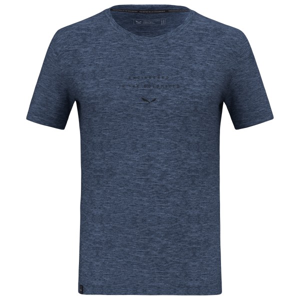 Salewa - Eagle EITD Alpine Merino T-Shirt - Merinoshirt Gr 46 blau Salewa - Eagle EITD Alpine Merino T-Shirt - Merinoshirt Gr 46 blau von Salewa