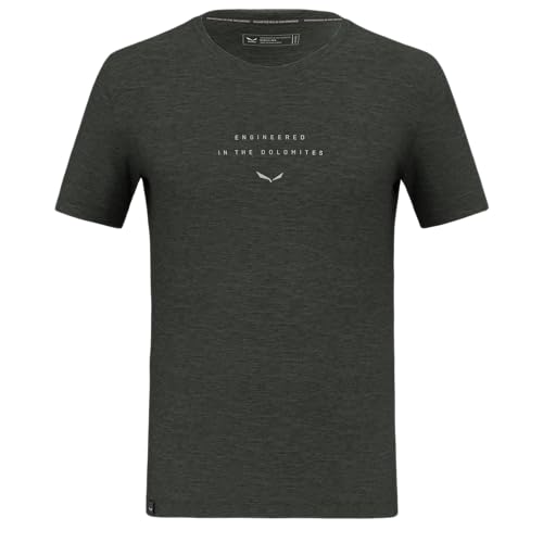 Salewa Eagle Eitd Merino T-Shirt Men, Dark Olive, S Salewa Eagle Eitd Merino T-Shirt Men, Dark Olive, S von Salewa