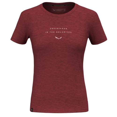 Salewa Eagle Eitd Merino T-Shirt Women, Syrah, XS Salewa Eagle Eitd Merino T-Shirt Women, Syrah, XS von Salewa