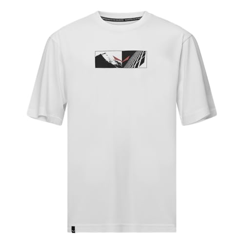 Salewa Men's Eagle Hybrid Loose T-Shirt M Small tee, Optical White, M, optical white, M Salewa Men's Eagle Hybrid Loose T-Shirt M Small tee, Optical White, M, optical white, M von Salewa