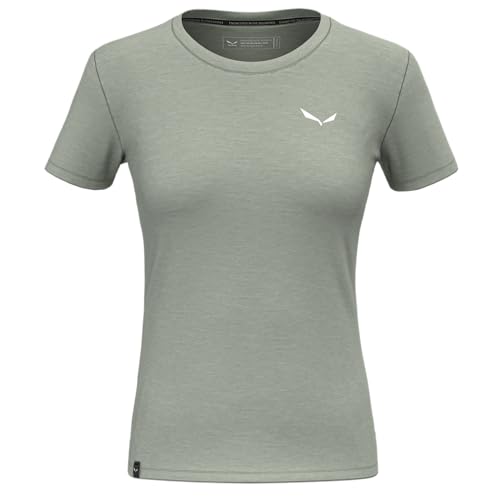 Salewa Eagle Minilogo Merino T-Shirt Women, Green, XXL von Salewa