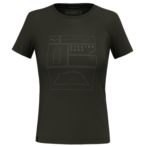 Salewa Eagle Pack Dry T-Shirt Women, Dark Olive, M Salewa Eagle Pack Dry T-Shirt Women, Dark Olive, M von Salewa