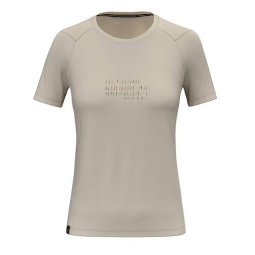Salewa Eagle Poem Dry T-Shirt Women, Oatmeal, XS Salewa Eagle Poem Dry T-Shirt Women, Oatmeal, XS von Salewa
