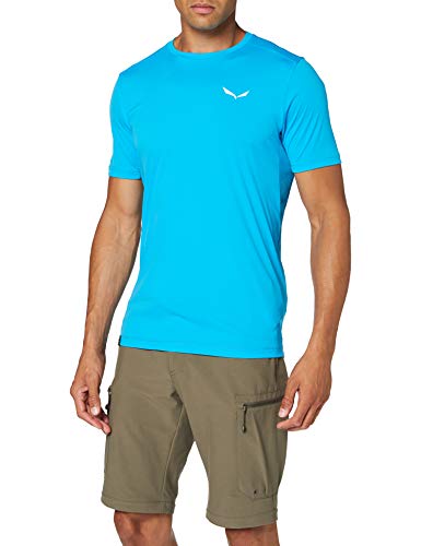 SALEWA Herren PEDROC Dry M S/S Tee T-Shirt, Blue Danube, S SALEWA Herren PEDROC Dry M S/S Tee T-Shirt, Blue Danube, S von Salewa